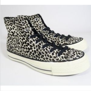cheetah pony hair converse
